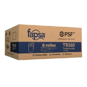 Toalla en rollo Fapsa TR03606 - 6 rollos PSF Pro