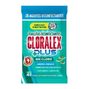 Toallitas Desinfectantes Cloralex Alen 48 piezas