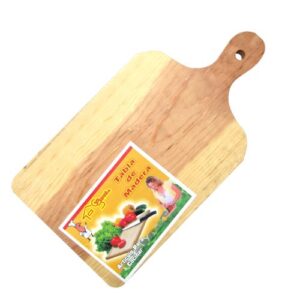 Tabla para picar de madera en forma paleta