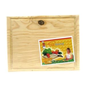 Tabla para picar de madera botanera